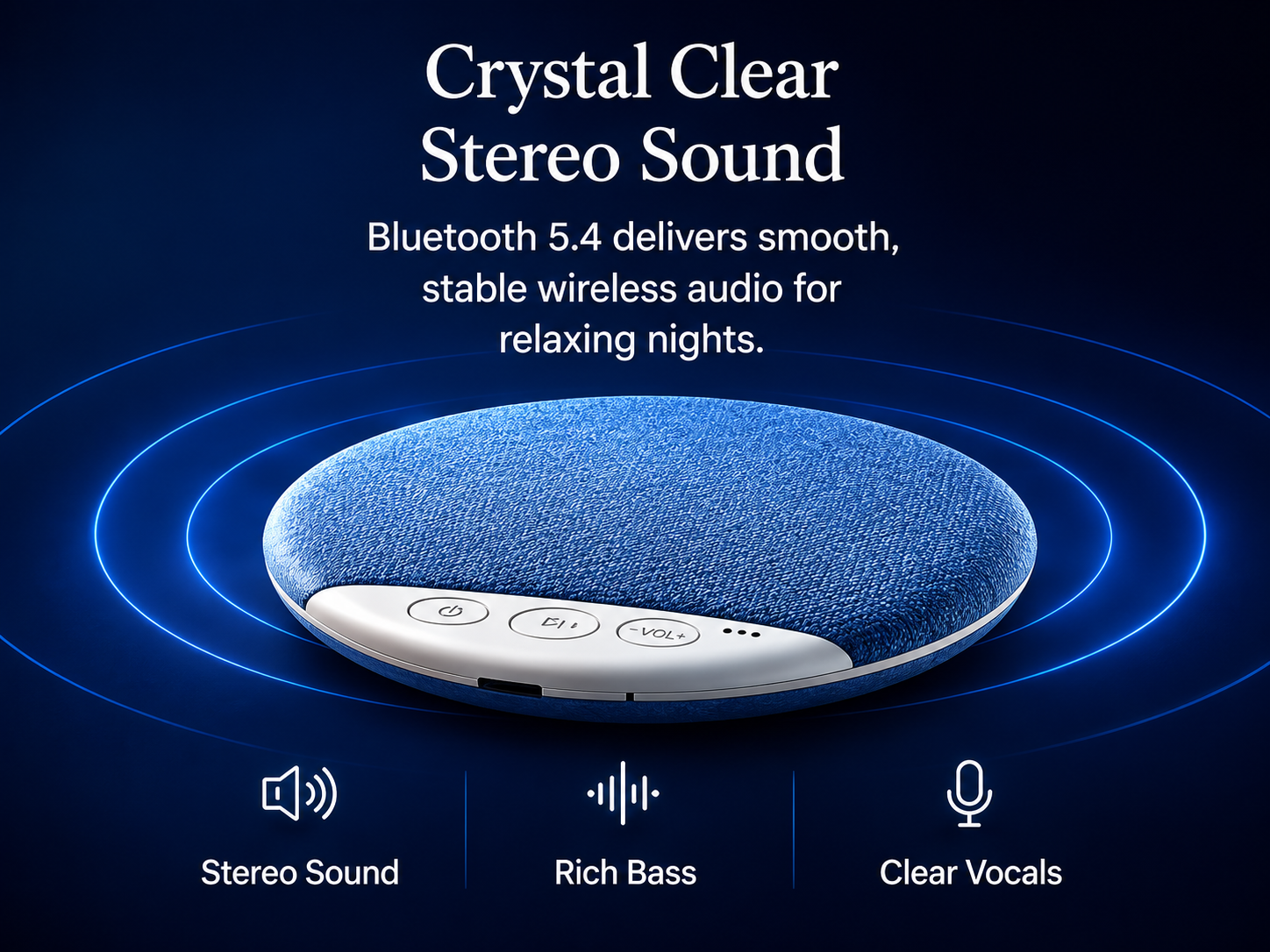 Serenova Drift - Ultra-Thin Under-Pillow Bluetooth Speaker