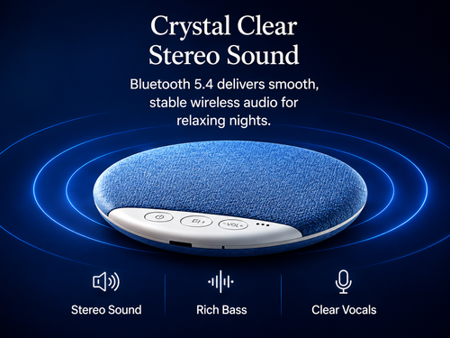 Serenova Drift - Ultra-Thin Under-Pillow Bluetooth Speaker